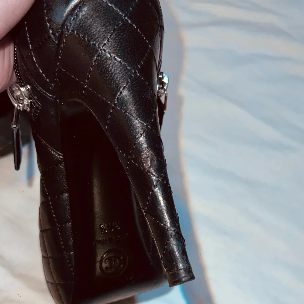 CHANEL Black Quilted Ankle Booties size 6.5 $1600